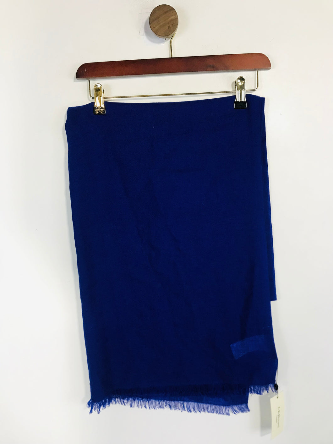 L.K. Bennett Women's Wool Scarf NWT | OS | Blue