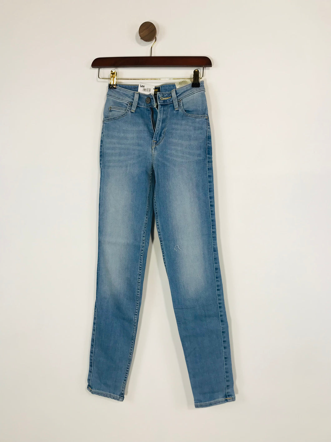 Lee Women's Scarlett High Skinny Jeggings Jeans NWT | 24 L31 UK6 | Blue