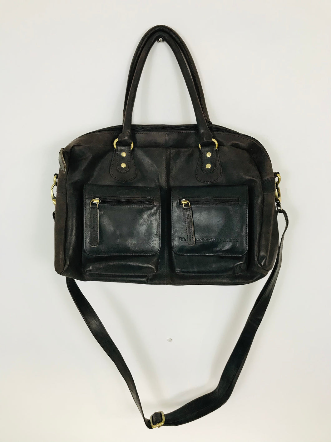 The Chesterfield Brand Women’s Leather Shoulder Satchel Bag | Medium | Brown
