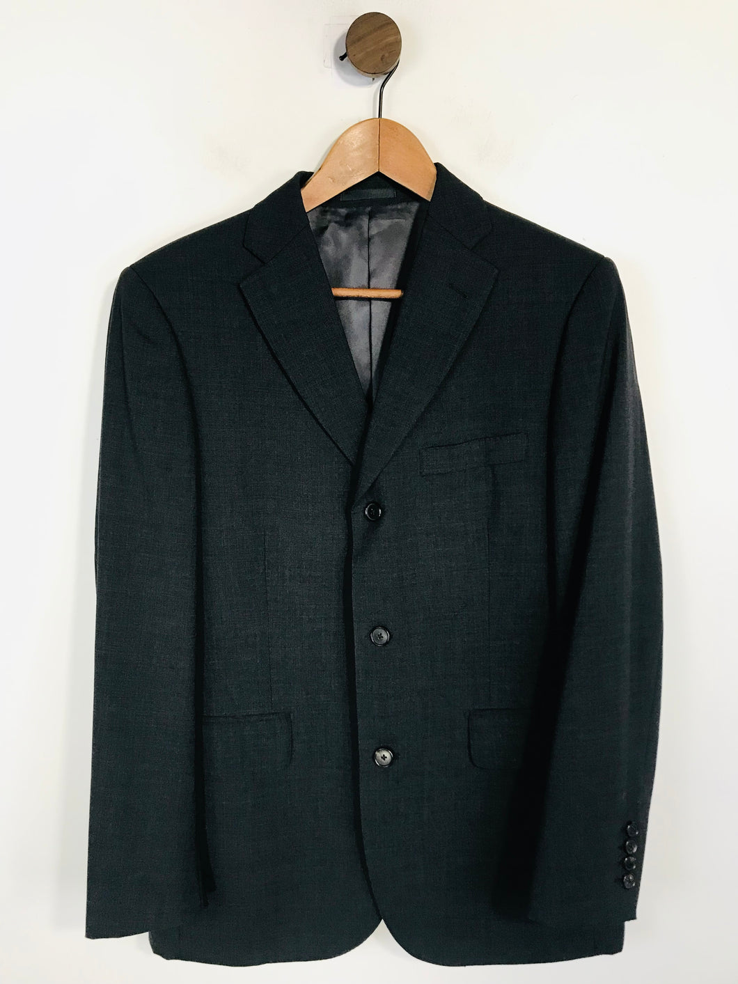 Gieves & Hawkes Men's Wool Smart Blazer Jacket | 38S | Grey