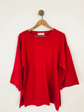 Load image into Gallery viewer, The Cashmere Centre Women’s 100% Cashmere Oversized Knit Jumper | L UK14-16 | Red

