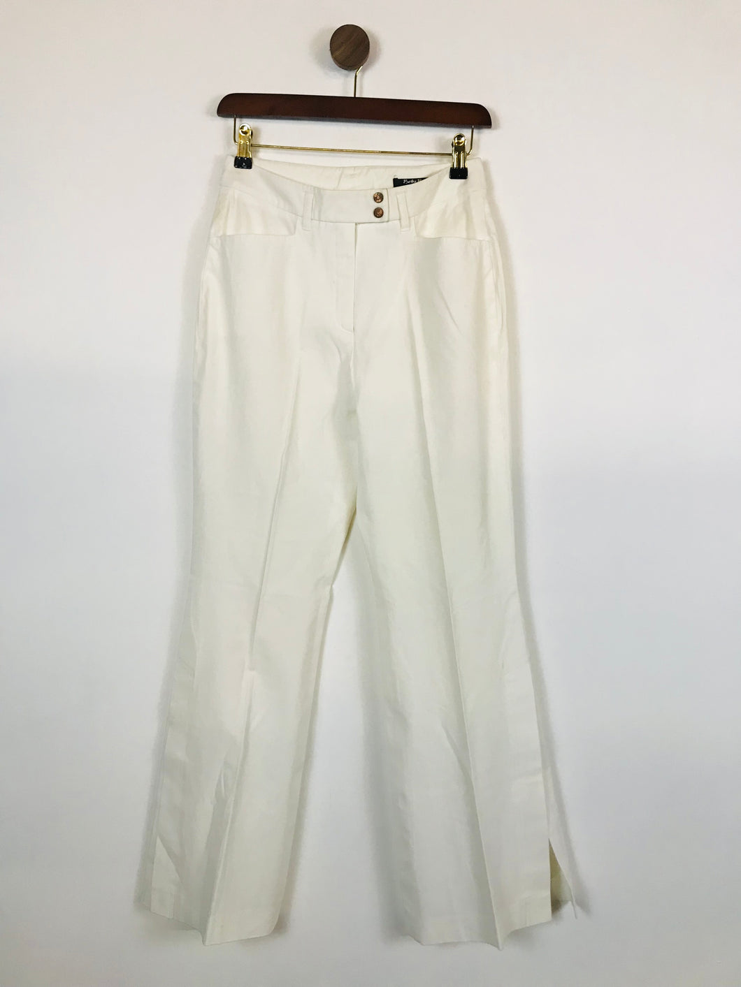 Betty Barclay Women's Cotton Chinos Trousers | UK10 | White