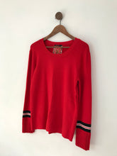 Load image into Gallery viewer, Marc Aurel Women&#39;s Pleated Cuff Jumper | UK14 | Red
