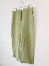 Load image into Gallery viewer, Voyage By Marina Rinaldi Women’s Wide Leg Trousers | UK22 | Green
