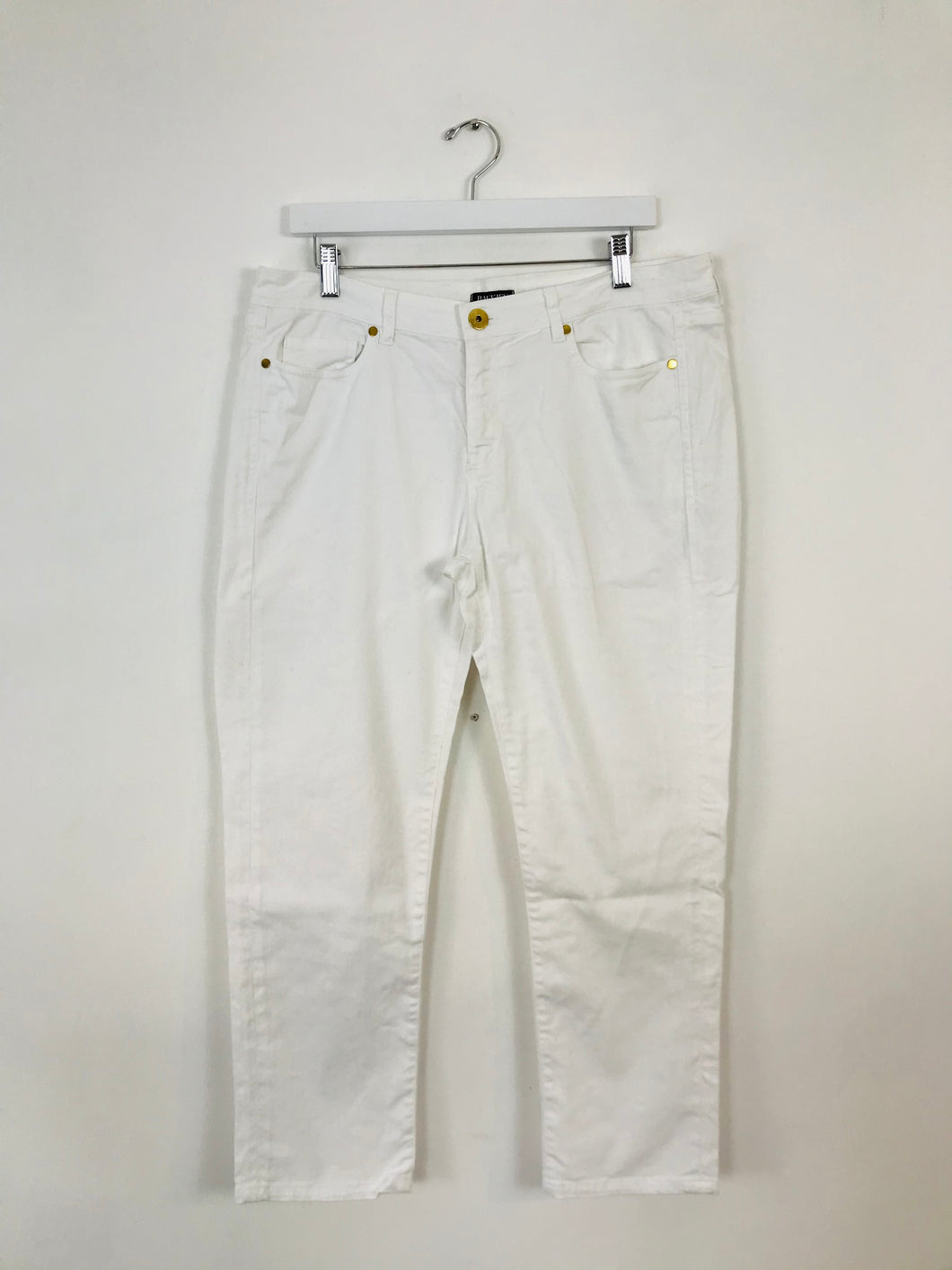 Baukjen Women’s Slim Jeans | 33 UK16-18 | White