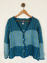 Load image into Gallery viewer, Amano Women&#39;s Cotton Polka Dot Cardigan  | M/L  | Blue
