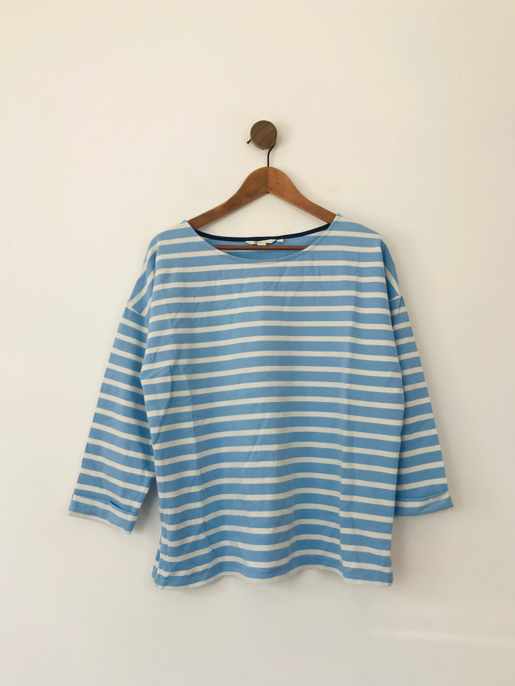 Boden Women's Striped T-Shirt | UK16 | Blue