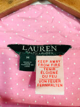 Load image into Gallery viewer, Lauren Ralph Lauren Women&#39;s Long Sleeve Lounge Button-Up Shirt | M UK10-12 | Pink
