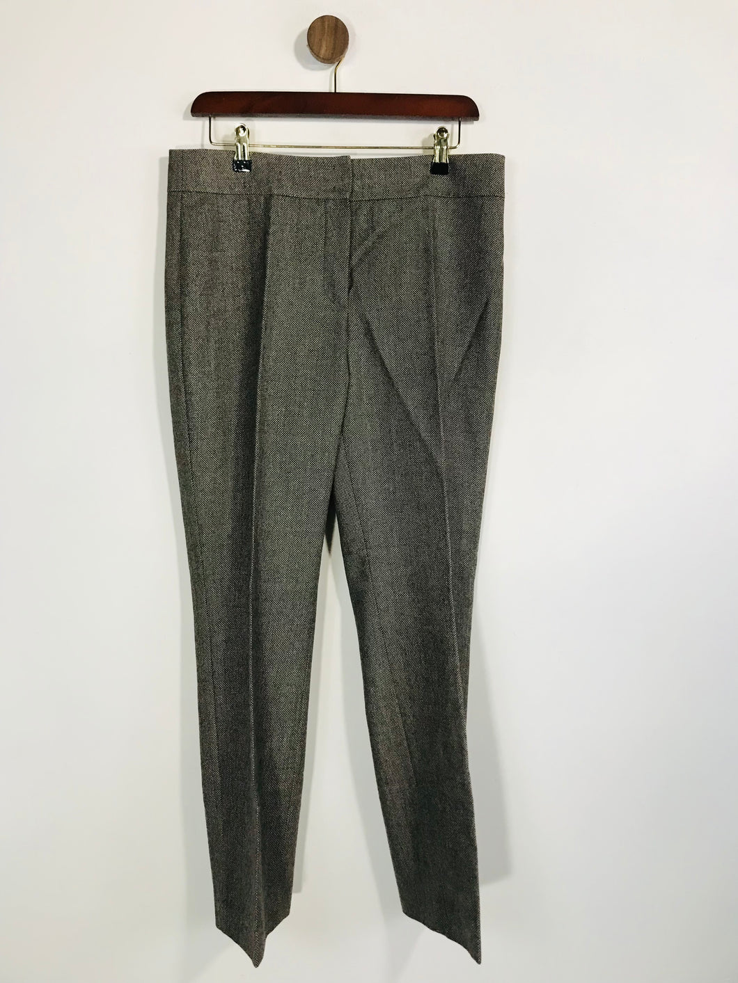 Akris Women's Wool Smart Trousers | US8 UK12 | Grey