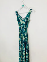 Load image into Gallery viewer, Fat face Women’s Floral V-Neck Maxi Dress | UK8 | Green Blue
