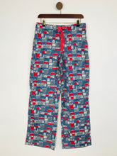 Load image into Gallery viewer, Boden Women&#39;s House Print Pyjamas PJ Bottoms | UK12 | Blue
