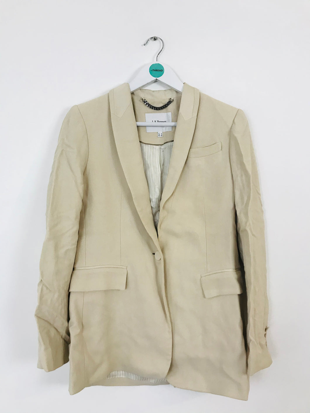 L.K.Bennett Women’s Suit Jacket Blazer | UK10 | Cream Beige