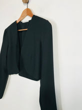 Load image into Gallery viewer, Nicole Farhi Women&#39;s Crop Smart Blazer Jacket | M UK10-12 | Black
