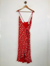 Load image into Gallery viewer, Baukjen Women&#39;s Floral Wrap Dress | UK12 | Red
