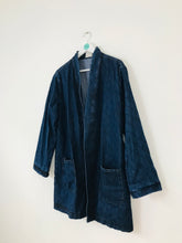 Load image into Gallery viewer, Yaya Womens Denim Overcoat Jacket | L | Blue

