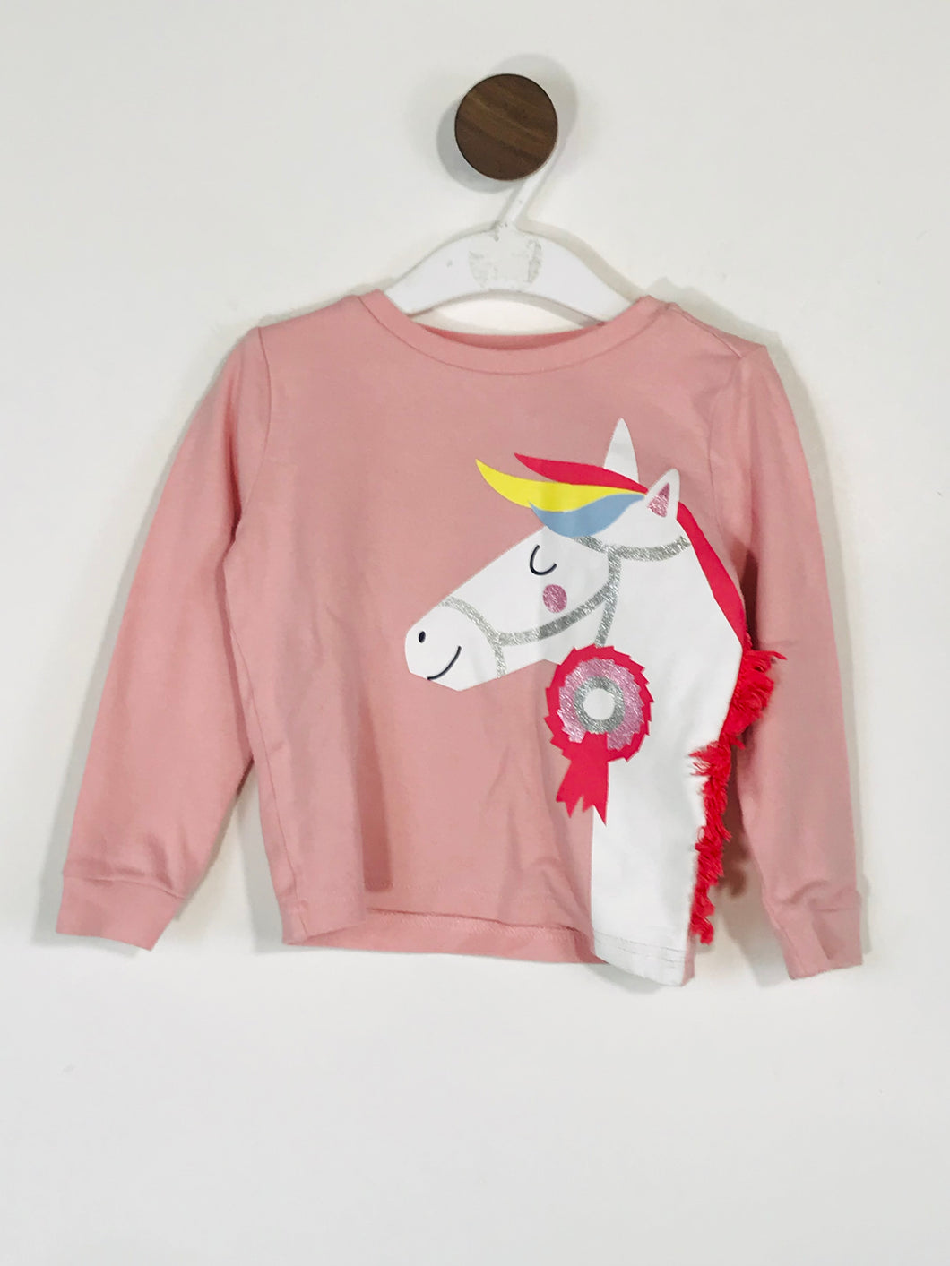 Joules Kid's Horse Long Sleeve T-Shirt  | 3 Years | Pink