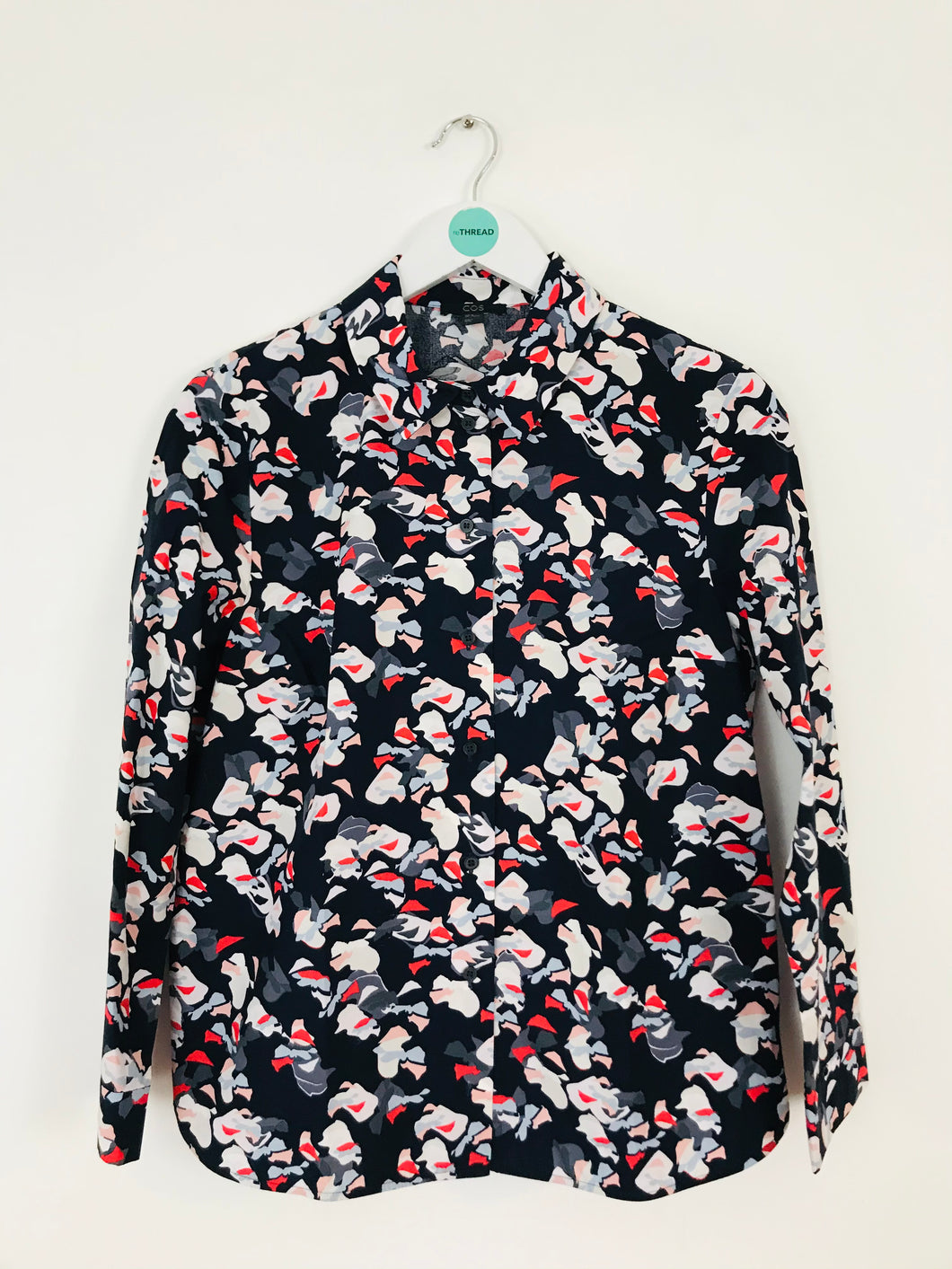 Cos Women’s Printed Long Sleeve Shirt | 40 UK12 | Multi