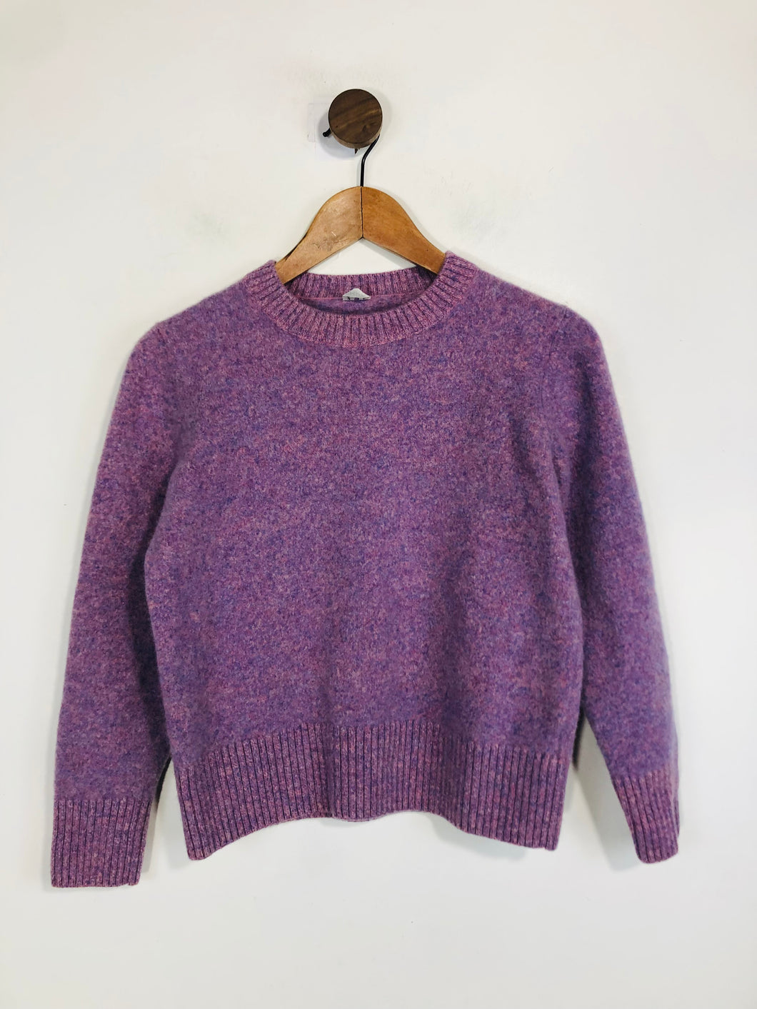 Arket Women's Wool Jumper | M UK10-12 | Purple