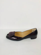 Load image into Gallery viewer, Russell &amp; Bromley Women’s Leather Slip-On Loafers | 39 UK6 | Purple
