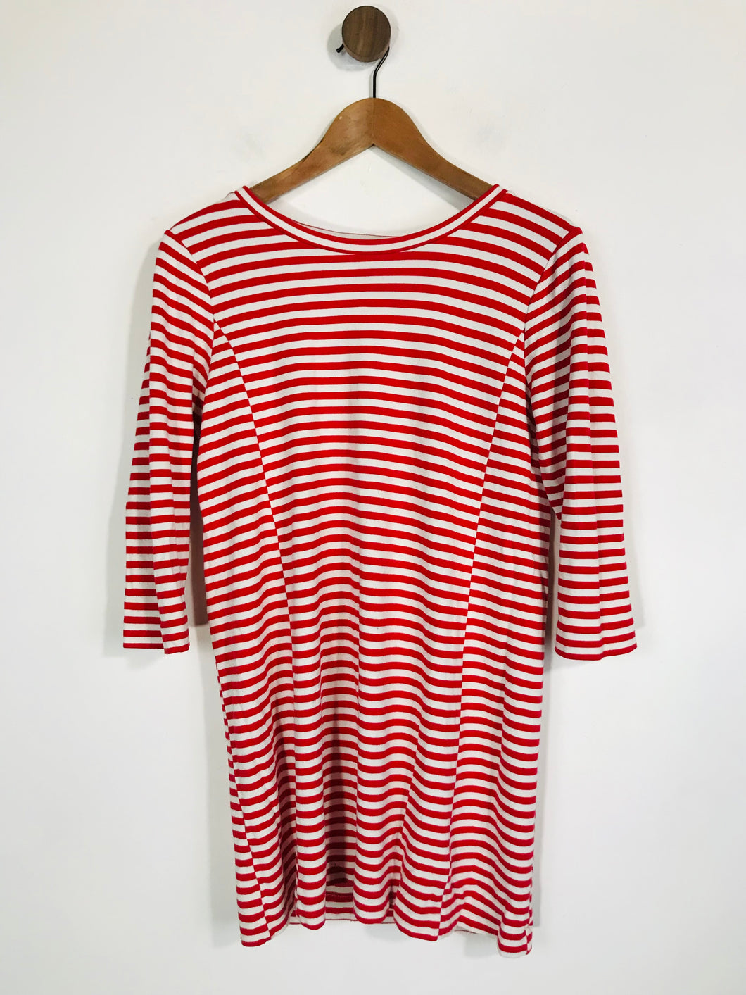 J Crew Women's Striped Shirt Dress | S UK8 | Red