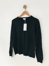 Load image into Gallery viewer, Warehouse Women&#39;s Embellished Jumper NWT | UK16 | Black
