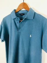 Load image into Gallery viewer, Ralph Lauren Women&#39;s Cotton Polo Shirt | S UK8 | Blue
