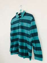 Load image into Gallery viewer, Lacoste Men’s Long Sleeve Stripe Polo Top | L | Blue
