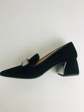 Load image into Gallery viewer, Russell &amp; Bromley Women&#39;s Suede Smart Heels | EU39.5 | Black
