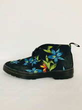 Load image into Gallery viewer, Dr Martens Women’s Floral Print Ankle Boots | UK 6 EU 39 | Black
