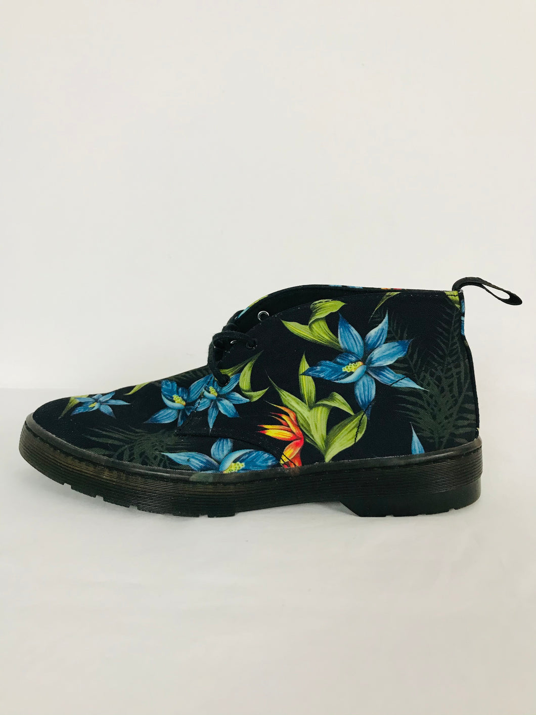 Dr Martens Women’s Floral Print Ankle Boots | UK 6 EU 39 | Black
