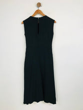 Load image into Gallery viewer, Nicole Farhi Women&#39;s Wool Belted A-Line Dress | UK8 | Black
