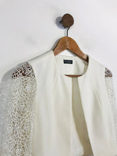 Load image into Gallery viewer, Miss Selfridge Women&#39;s Lace Blazer Jacket | UK6 | White

