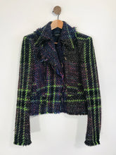 Load image into Gallery viewer, Claudia Strater Women&#39;s Check Blazer Jacket | EU40 UK12 | Multicoloured
