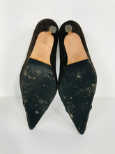 Load image into Gallery viewer, LK Bennett Women&#39;s Suede Stiletto Heels | UK4 EU37 | Brown
