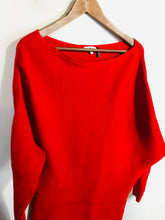 Load image into Gallery viewer, Reiss Women&#39;s Ribbed Jumper | M UK10-12 | Red
