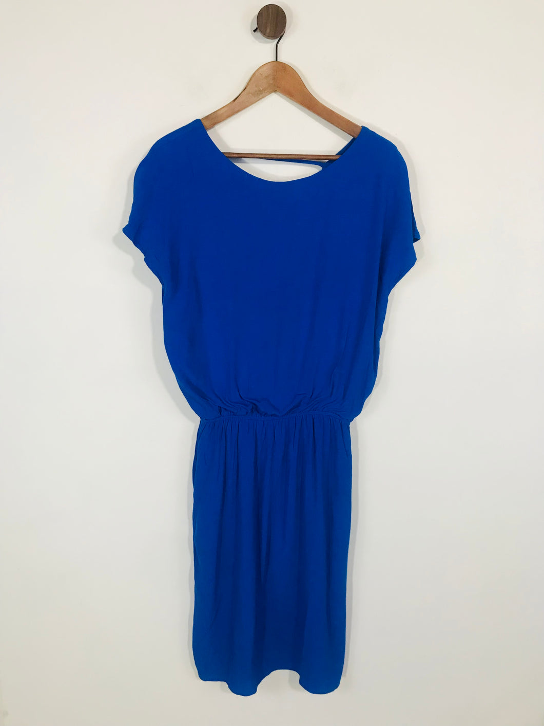 Hush Women's Elasticated Waist Shift Dress | UK8 | Blue