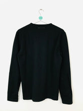 Load image into Gallery viewer, Maison Margiela Womens Black Long Sleeve T-shirt | UK 10-12 | Black
