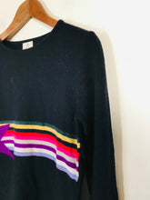 Load image into Gallery viewer, Benedetta.b Women&#39;s Striped Jumper | S UK8 | Black
