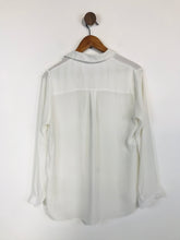 Load image into Gallery viewer, Lipsy Women&#39;s Oversized Lace Up Front Button-Up Shirt | UK12 | White
