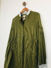 Load image into Gallery viewer, Zara Women&#39;s Lightweight Military Bomber Overcoat | M UK10-12 | Green
