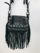 Load image into Gallery viewer, Pinko Women&#39;s Leather Tassle Crossbody Bag | Black
