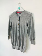 Load image into Gallery viewer, Boden Women’s Wool Half Button Top Jumper | UK14 | Grey
