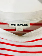 Load image into Gallery viewer, Whistles Women&#39;s Striped T-Shirt | S UK8 | Multicoloured
