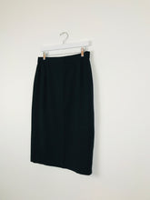 Load image into Gallery viewer, Louis Feraud Womens Wool Pencil Skirt | UK16 | Black
