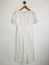 Load image into Gallery viewer, Great Plains Women&#39;s Boho Pleated A-Line Dress | S UK8 | White

