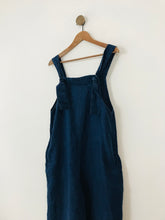 Load image into Gallery viewer, Mango Women&#39;s Linen Dungarees | M UK10-12 | Blue
