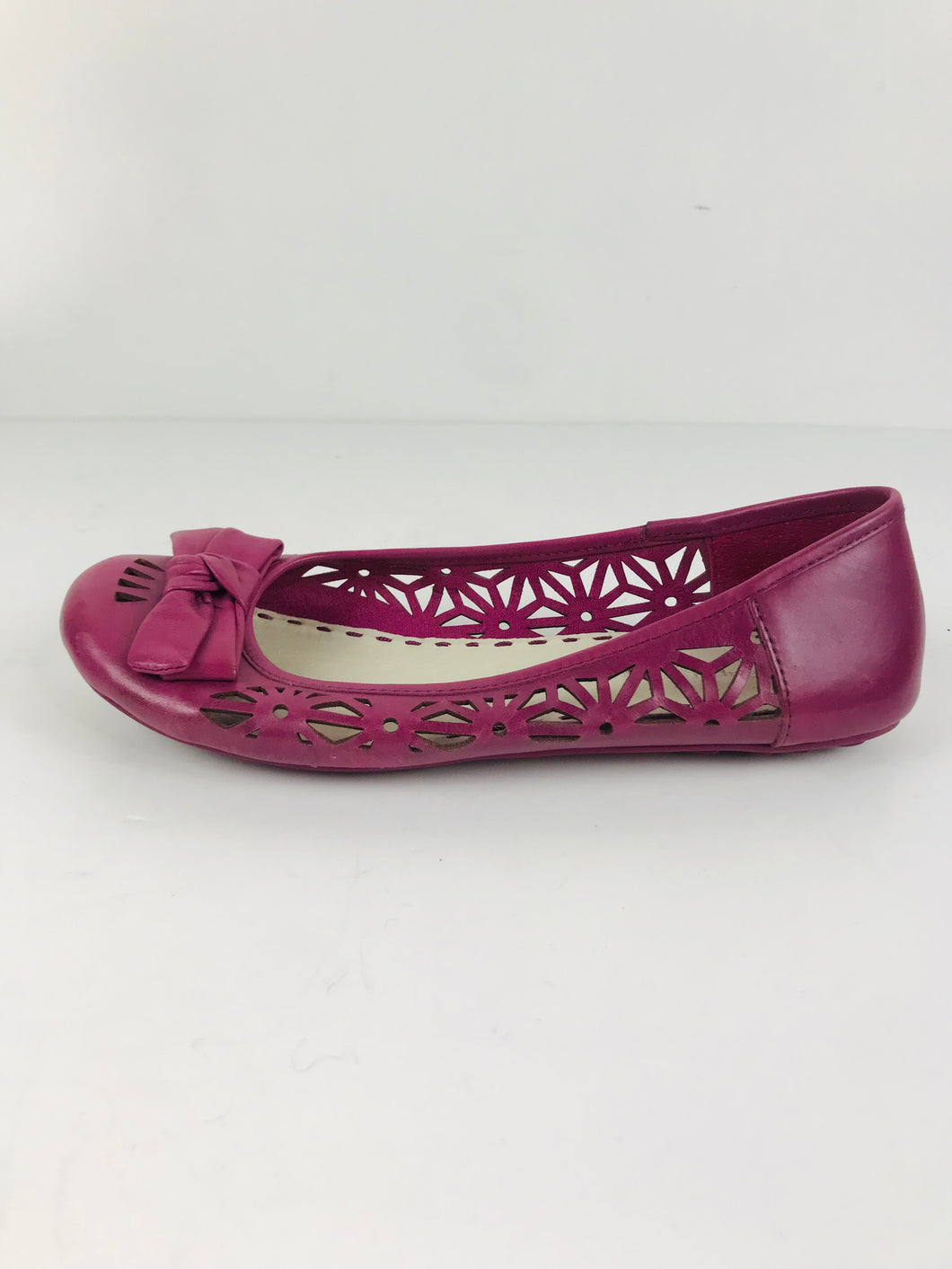 Hush Puppies Women's Cutout Flats Shoes | UK6 | Purple
