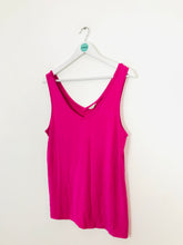 Load image into Gallery viewer, Hush Women’s V-Neck Bamboo Tank Top | M | Hot Pink
