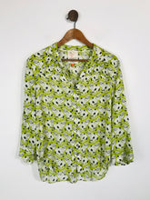 Load image into Gallery viewer, Anthropologie Women&#39;s Cats Button-Up Shirt | UK12 | Green
