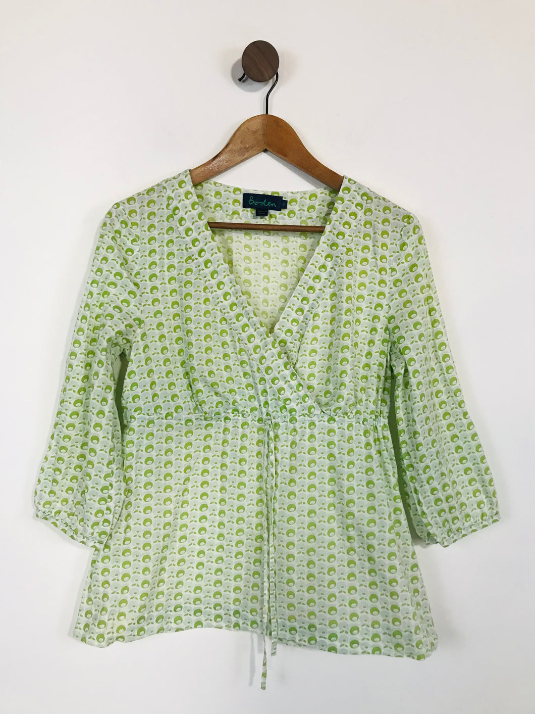Boden Women's Patterned Blouse | UK12 | Green